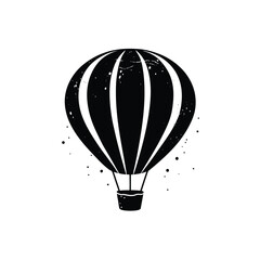 Obraz premium Hot air balloon Icon Vector Silhouette Logo Design Symbol