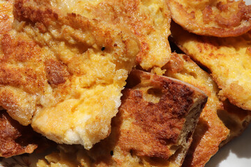 fried egg bread for breakfast