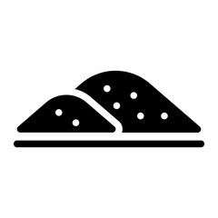 cement glyph icon
