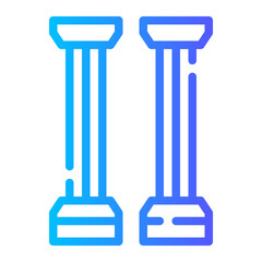 columns gradient icon