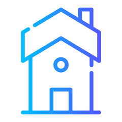 house gradient icon