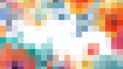 Abstract mosaic pattern background in pastel colours