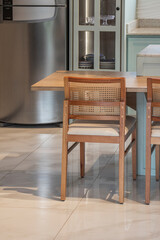 dining room with table and chair