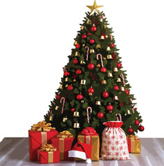 Realistic christmas tree