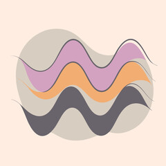 background with mustache