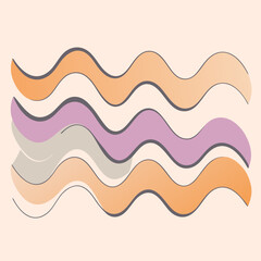 background with waves