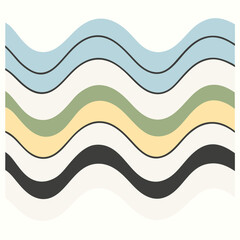 abstract background with waves