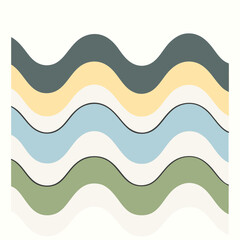 abstract background with waves