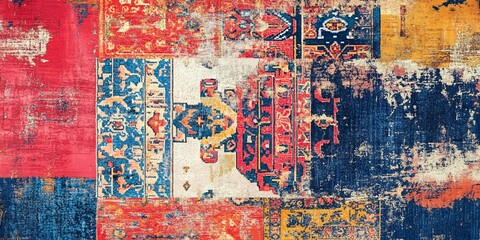 Obraz premium Abstract background in ethnic style