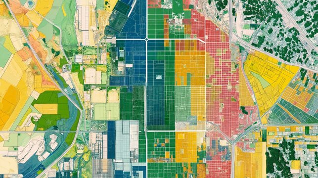 Color-coded map highlighting healthcare access disparities and social determinants across urban neighborhoods