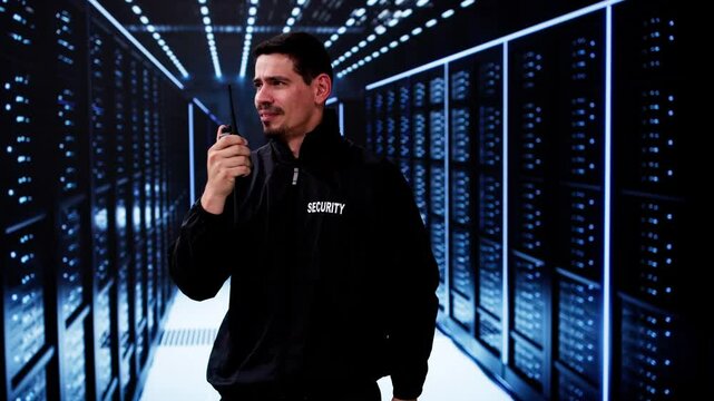 Security Guard Officer In Data Center