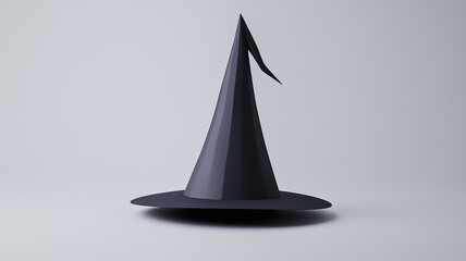 折り紙の魔女の帽子カード