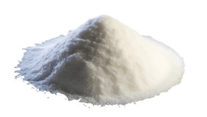 pile of salt isolated on white background