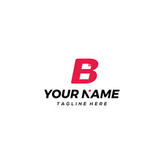 Letter B based logo design for print, press work, cmyk, prating business and more.