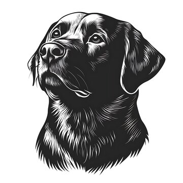 recommend clip art: labrador retriever black silhouette, labrador retriever