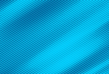 Technology Wavy Lines With Blue Color Halftone Abstract Pattern Background. Vintage. Wallpaper. Vector