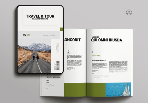 Travel Magazine Template