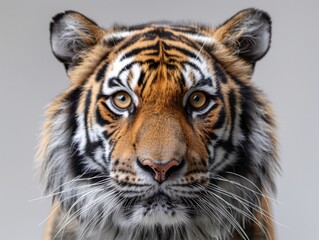 Fototapeta premium tiger on a white background