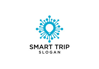 Modern and Advanced Balloon Technology Vector Logo