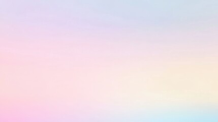 Fototapeta premium A soft gradient of pastel colors from top to bottom, creating a calm and simple abstract background with a clean look.