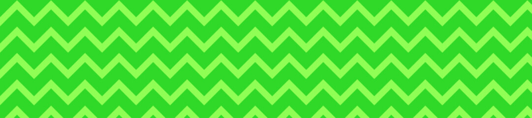 green zig zag seamless pattern background
