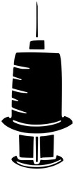 medicine illustration medical silhouette syringe logo health icon treatment outline doctor injection hand needle vaccine hospital vaccination clinic care shape men vector graphic background