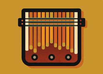 African musical instrument Kalimba
