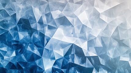 Naklejka premium Abstract blue and white geometric pattern.