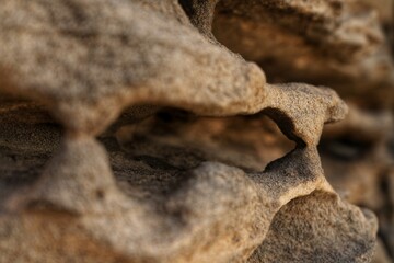 Steinformation, Boa Vista, Insel in Kap Verde, Boavista