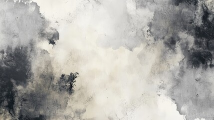 Fototapeta premium Abstract gray watercolor background, offering a soft and artistic touch.