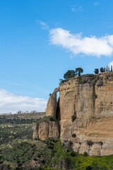 Ronda, Provinz M&aacute;laga, Spanien, tiefe Schlucht,  El Tajo 