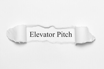 Elevator Pitch