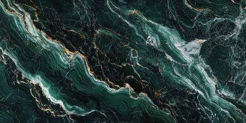 Naklejka premium A dark green textured surface with a smooth, glossy finish, reflecting light in a way that mimics the sheen of polished jade.