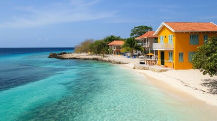 Curacao island beach views