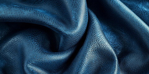 A blue textured surface with a soft, velvety finish, giving the surface a rich, luxurious feel with a deep, matte tone.