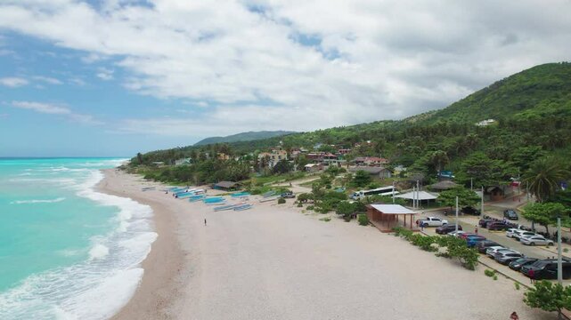 vista aerea del pueblo de los patos republica dominicana