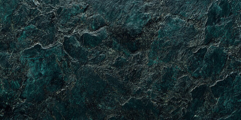 Fototapeta premium A dark green textured surface with a slightly rough, grainy texture, resembling dark granite or basalt.