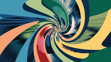 Obraz premium Abstract colored lines background and blurred images