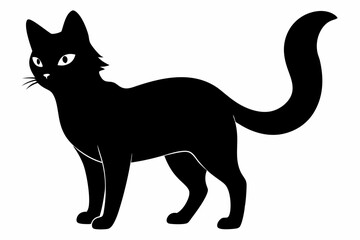 cat silhouette,cat vector icon,cat illustration