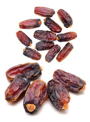 Dates on a white background