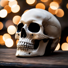 Obraz premium Free skull in vintage stule