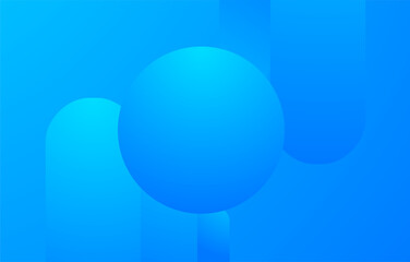 Blue abstract background with bubbles