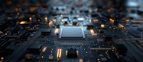 New age of electronic performance. advanced electronic circuit design and processing unit. 
