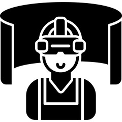 Virtual Reality Fitness Icon