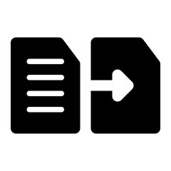 data transfer, data, file, internet, internet of things solid or glyph icon