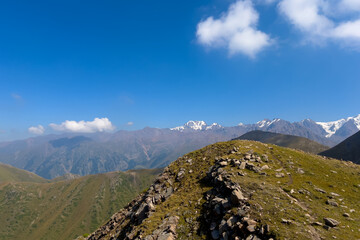 Furmanov mountain at the top in Almaty