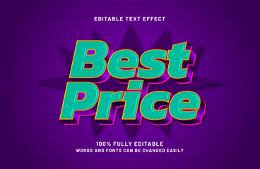 best price editable text effect in sale and discount text style