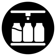 production glyph icon