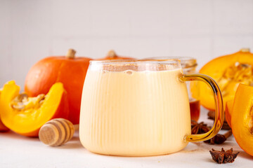 Sweet non caffeine pumpkin milk