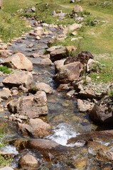 TORRENT DE MONTAGNE DANS LES PYRÉNÉES